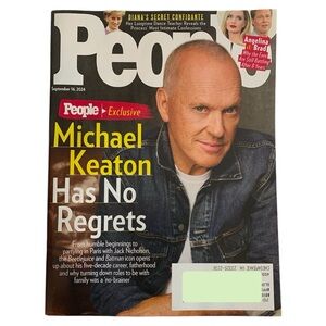 People Magazine September 16 2024 Michael Keaton Angelina Brad Princess Diana